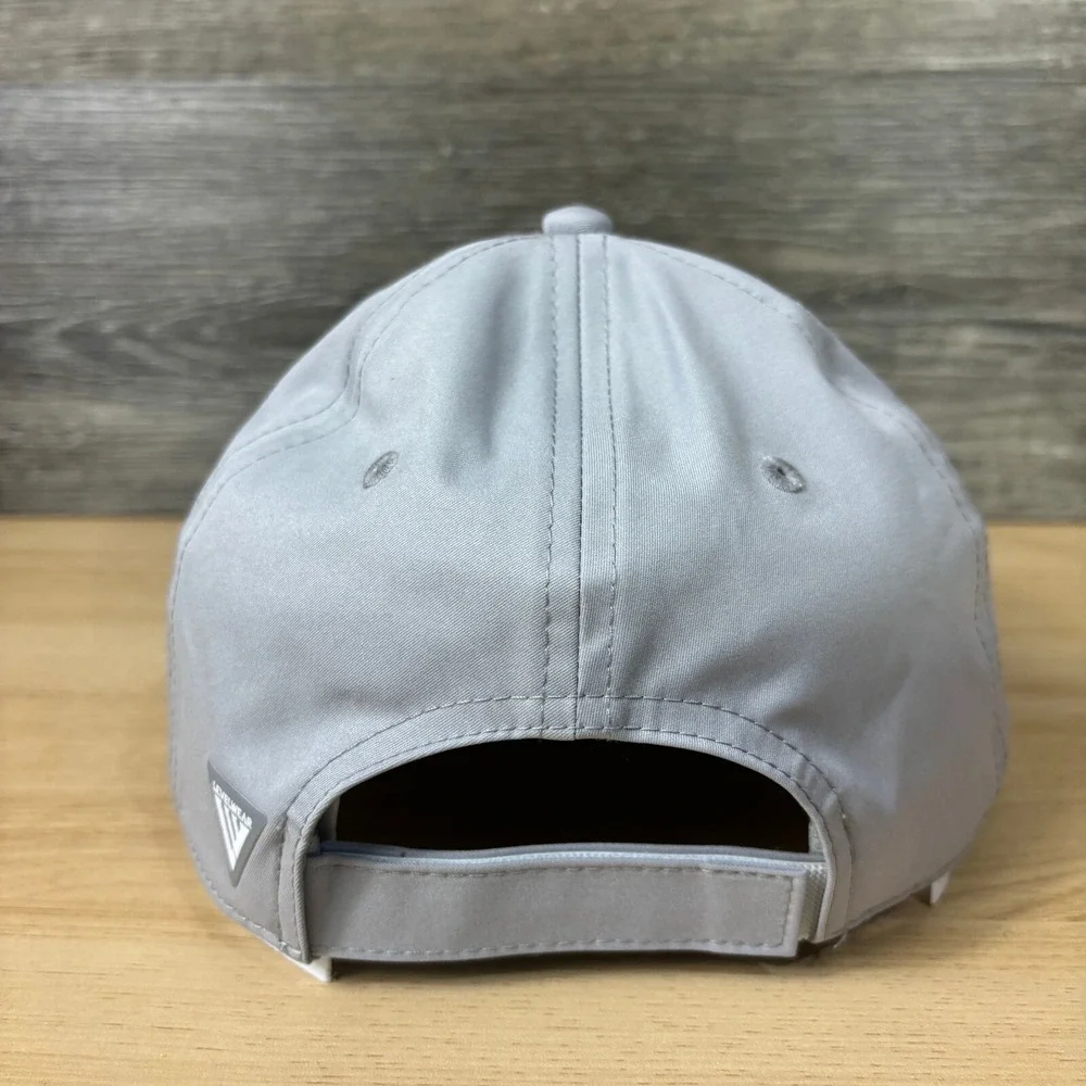 3M Open Hat Cap Strap Back Gray Levelwear Performance Golf Minnesota‎